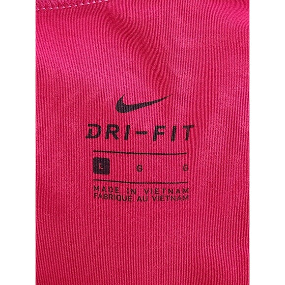 Nike Pro Cool Training Shorts Women's L Crimson Pink 3" Dri-Fit 725443-620 - Picture 3 of 7